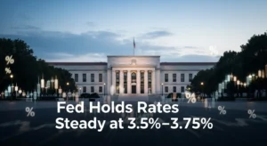 Fed Holds Rates Steady at 3.5% to 3.75%:&hellip;