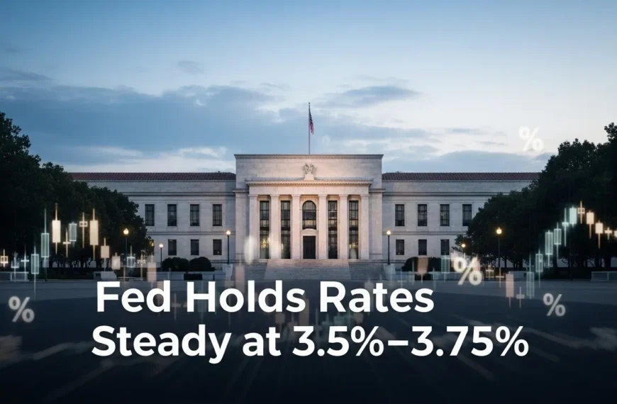 Fed Holds Rates Steady at 3.5% to 3.75%: What Today’s FOMC Decision Means for Markets