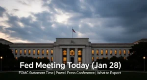 Fed Meeting Today (Jan 28): FOMC Statement Time,&hellip;