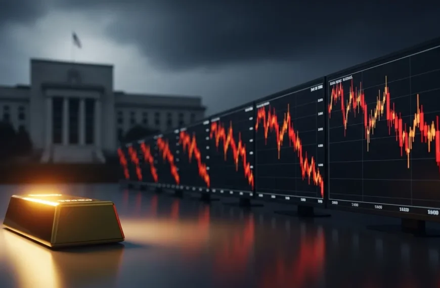 U.S. Stock Futures Slip as Gold Hits Record Ahead of Fed Decision