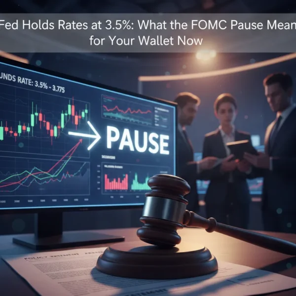 Fed Holds Rates at 3.5%: What the FOMC Pause Means for Your Wallet Now