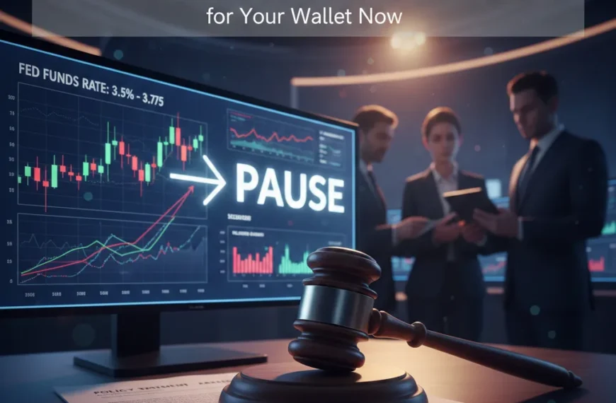 Fed Holds Rates at 3.5%: What the FOMC Pause Means for Your Wallet Now