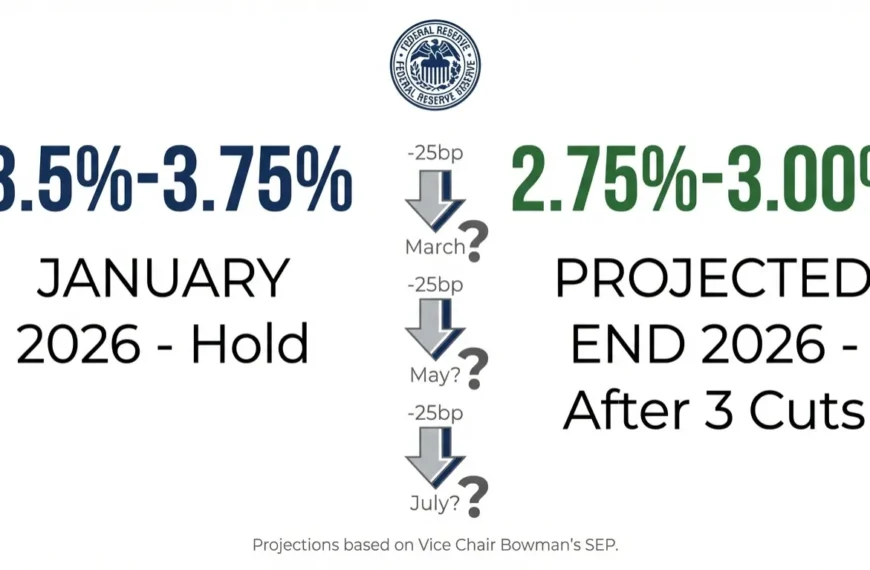 Fed Holds Rates at 3.5-3.75%: What Bowman’s Three Planned Cuts Mean for 2026