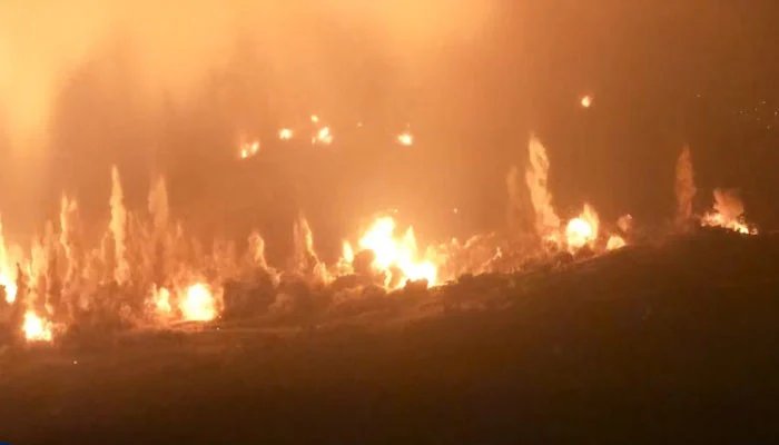The Israeli army released a video of the attacks on Lebanon’s Ali al-Tahir hill