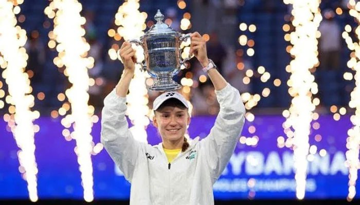 Elina Rybakina of Kazakhstan won the US Open tennis title