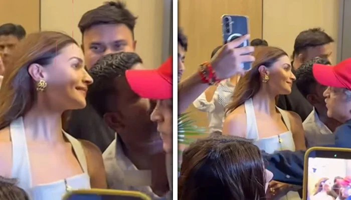 Alia Bhatt’s bodyguard pushes fan back, video goes viral