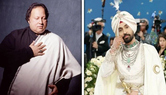 Diljit Dosanjh renditions Nusrat Fateh Ali Khan’s classic ‘Sanso Ki Mala’.