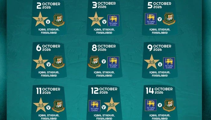 Pakistan, Sri Lanka, Bangladesh Women’s Under-19 Tri-Series Schedule Announced