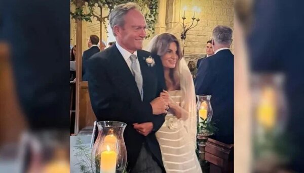 Jemima Goldsmith shares memorable photos from her wedding to Cameron O’Reilly