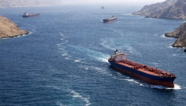 A significant reduction in the number of cargo ships passing through the Strait of Hormuz