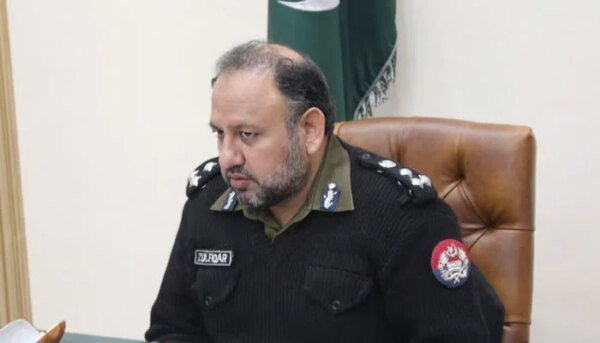 The attacker rammed a car full of explosives through the gate of Old Police Lines, IG Zulfiqar Hameed