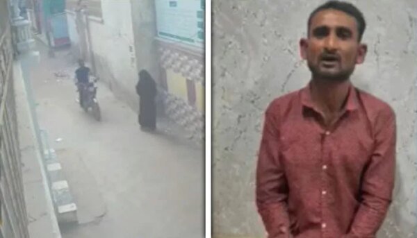 KARACHI: The accused who made lewd behavior with a madrassa student in the street was arrested in Sarjani