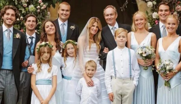 Jemima shared the wedding photos and called Terrian her stepdaughter