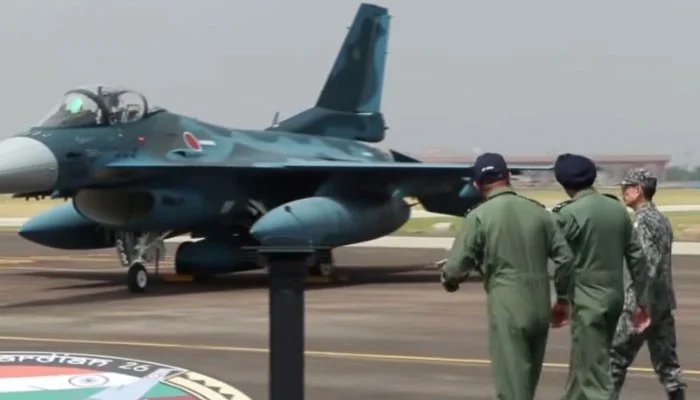 India-Japan air exercise, Japanese Chief of Army Staff flying in Indian aircraft