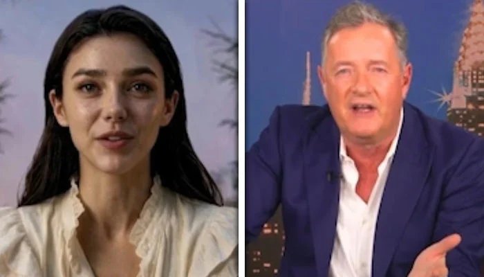 The AI ​​actress suddenly started speaking Chinese instead of English during the interview